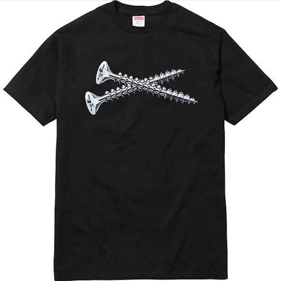 Supreme Other - Supreme Screw Tee Black FW16